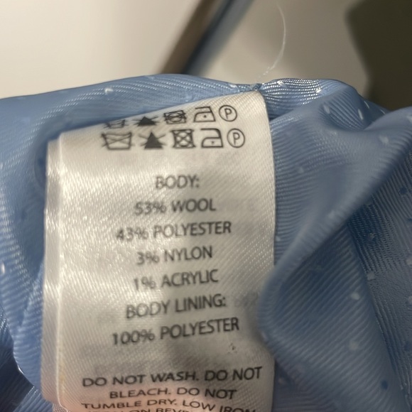 Halston baby blue coat - Picture 4 of 5